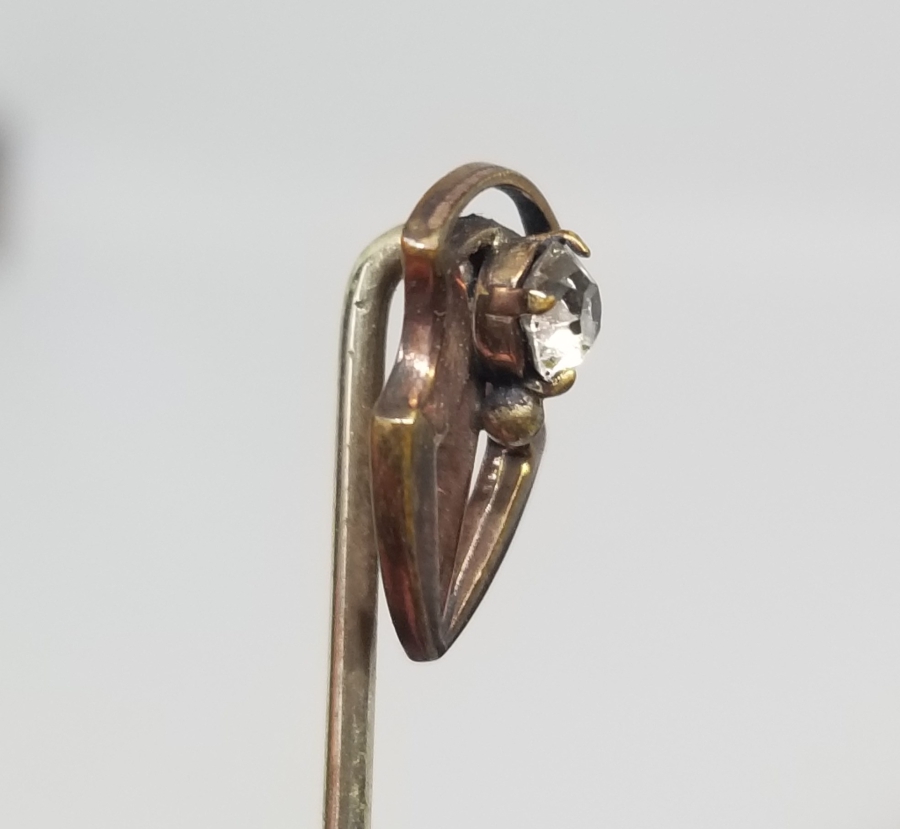 ORİJİNAL KUTUSUNDA OSMANLI DÖNEMİ PIRLANTA TAŞLI BROŞ