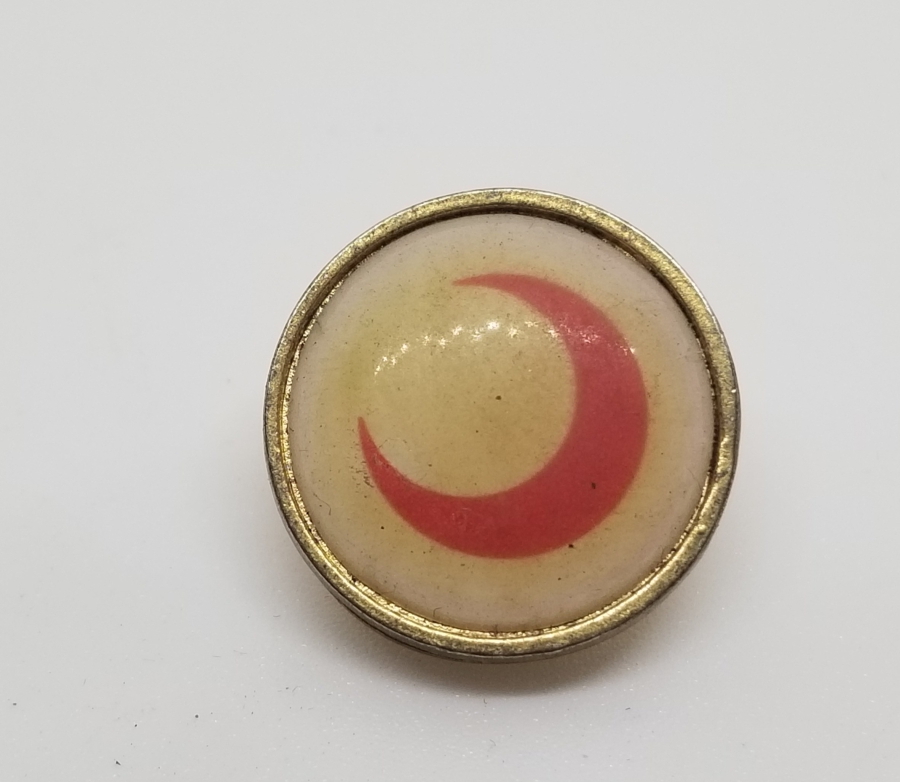 ALTIN KAPLAMA ANTİKA KIZILAY ROZET