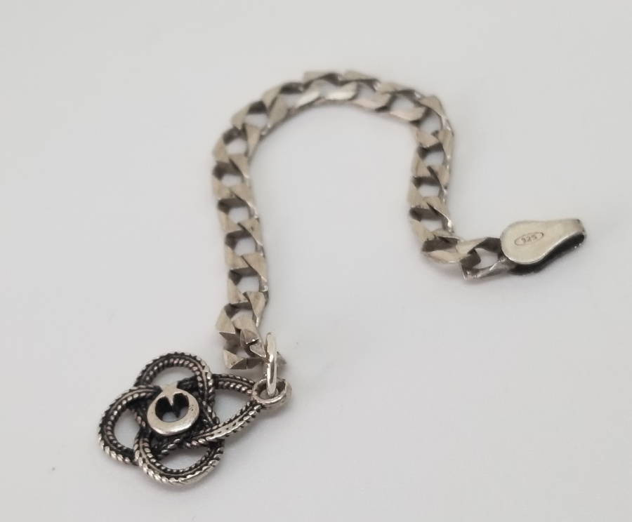 AY YILDIZLI GÜMÜŞ TESPİH PÜSKÜLÜ