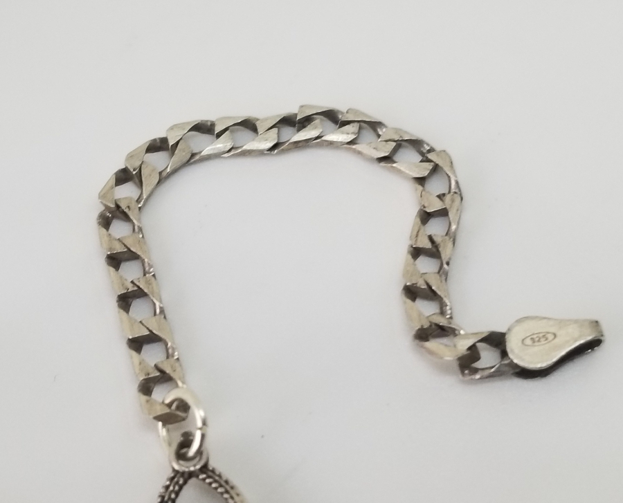 AY YILDIZLI GÜMÜŞ TESPİH PÜSKÜLÜ