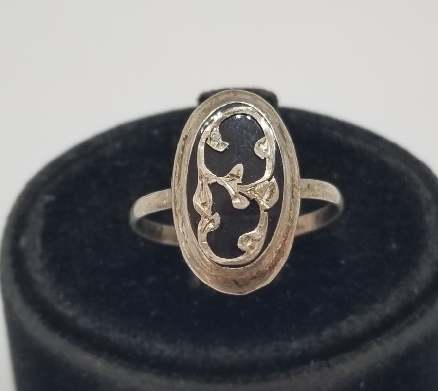 OSMANLI DÖNEMİ EL YAPIMI OLTU TAŞLI ÖZEL YAPIM GÜMÜŞ YÜZÜK