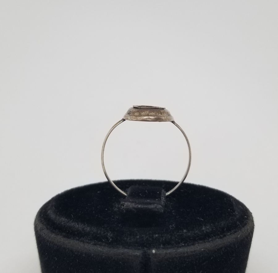 OSMANLI DÖNEMİ EL YAPIMI OLTU TAŞLI ÖZEL YAPIM GÜMÜŞ YÜZÜK