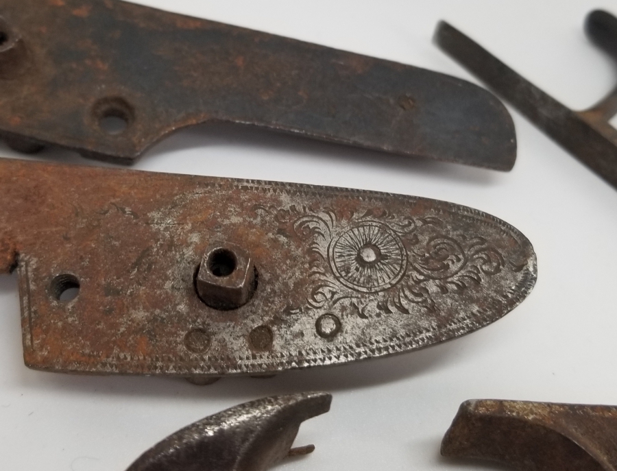 OSMANLI DÖNEMİ DOLMA TÜFEK PARÇALARI LOTU