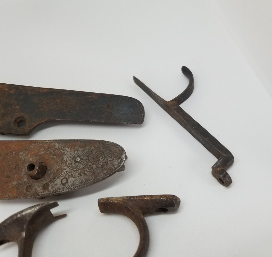 OSMANLI DÖNEMİ DOLMA TÜFEK PARÇALARI LOTU