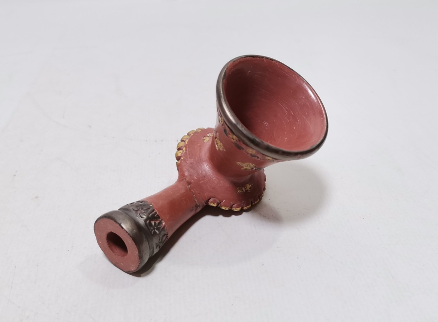 NADİR TİPTE USTA DAMGALI OSMANLI DÖNEMİ TOPHANE PİPO