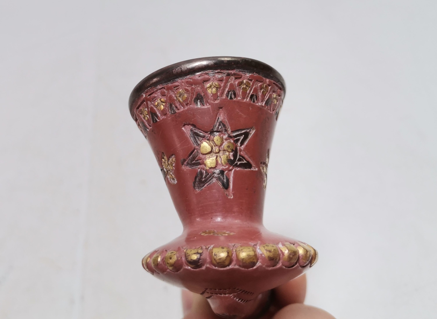 NADİR TİPTE USTA DAMGALI OSMANLI DÖNEMİ TOPHANE PİPO