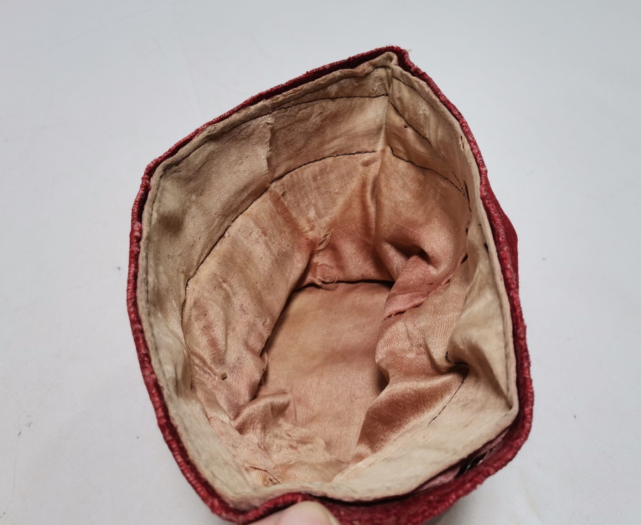 NADİR TİPTE OSMANLI DÖNEMİ ASTARLI MEMUR FESİ