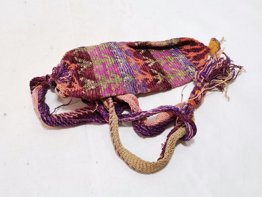 NADİR TİPTE OSMANLI DÖNEMİ HAYAT AĞAÇLI PARA KESESİ