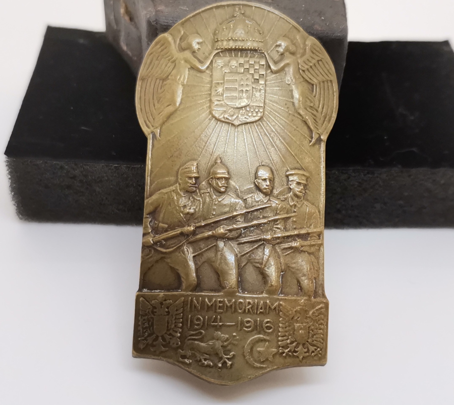 1.DÜNYA SAVAŞI DÖNEMİ NADİR TİPTE İTTİFAK PAZUBENT ROZETİ