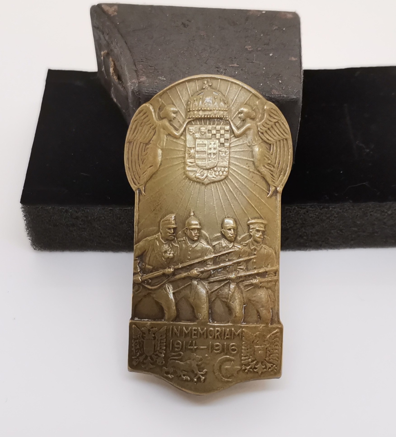 1.DÜNYA SAVAŞI DÖNEMİ NADİR TİPTE İTTİFAK PAZUBENT ROZETİ