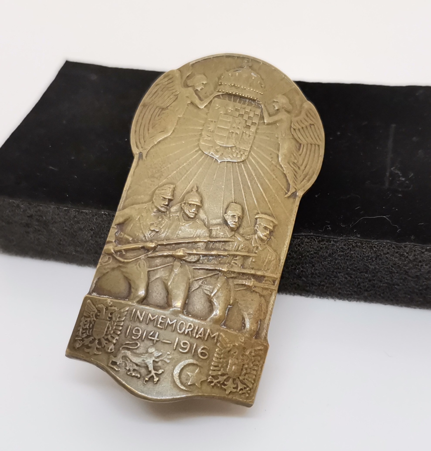 1.DÜNYA SAVAŞI DÖNEMİ NADİR TİPTE İTTİFAK PAZUBENT ROZETİ