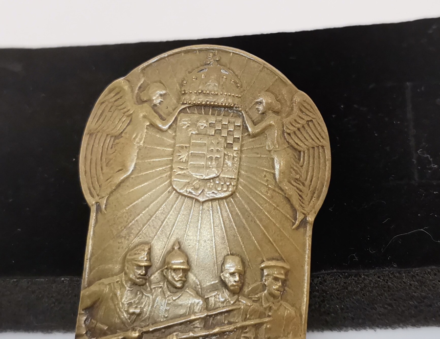 1.DÜNYA SAVAŞI DÖNEMİ NADİR TİPTE İTTİFAK PAZUBENT ROZETİ