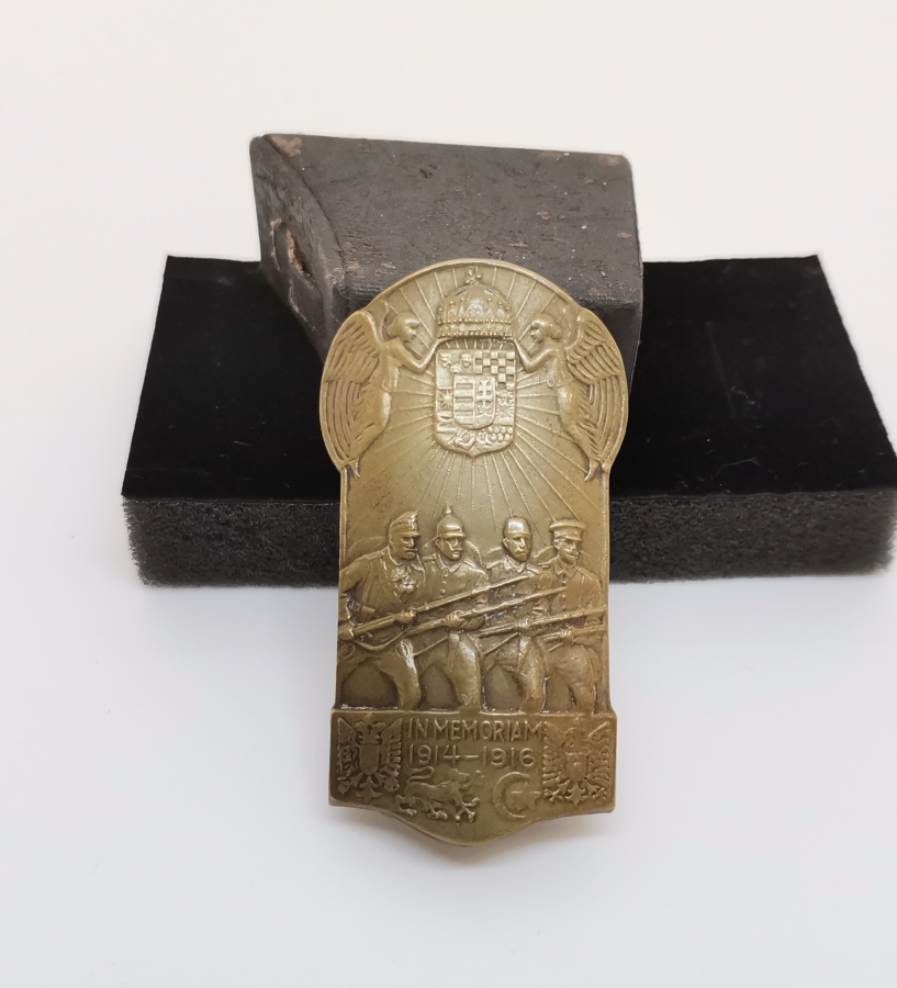 1.DÜNYA SAVAŞI DÖNEMİ NADİR TİPTE İTTİFAK PAZUBENT ROZETİ