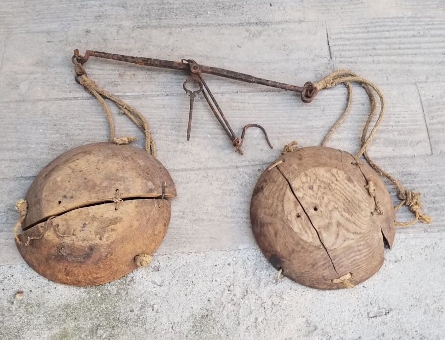 OSMANLI DÖNEMİ AHŞAP KEFELİ TERAZİ