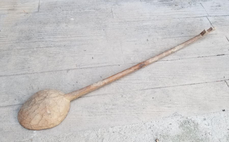 OSMANLI DÖNEMİ TEKKE İŞİ BÜYÜK BOY AHŞAP KAŞIK