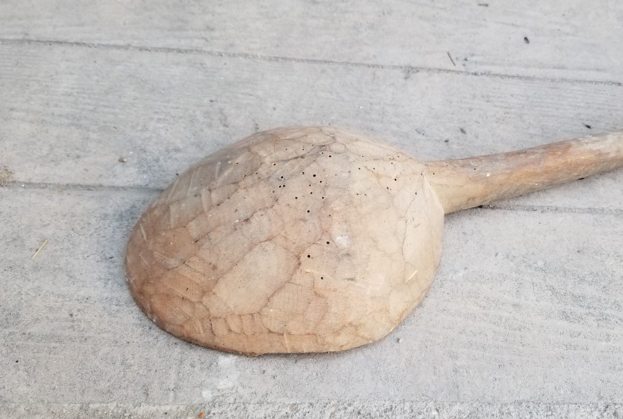 OSMANLI DÖNEMİ TEKKE İŞİ BÜYÜK BOY AHŞAP KAŞIK