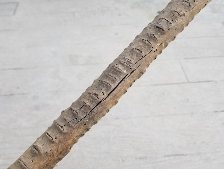 OSMANLI DÖNEMİ EL YAPIMI NADİR AHŞAP BEKÇİ SOPASI