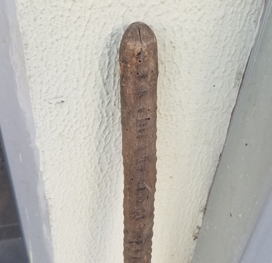 OSMANLI DÖNEMİ EL YAPIMI NADİR AHŞAP BEKÇİ SOPASI