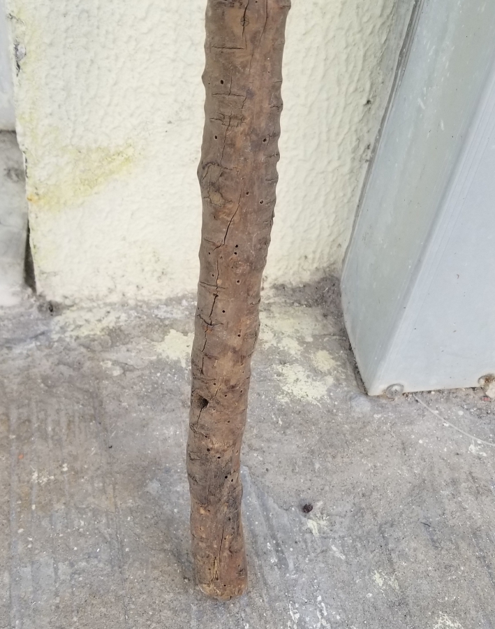 OSMANLI DÖNEMİ EL YAPIMI NADİR AHŞAP BEKÇİ SOPASI