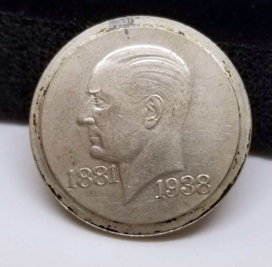 ATATÜRK'ÜN ÖLÜMÜ ANISINA İSTANBUL ÜNİVERSİTESİ TARAFINDAN BASTIRILMIŞ ÇOK NADİR HATIRA MADALYONU