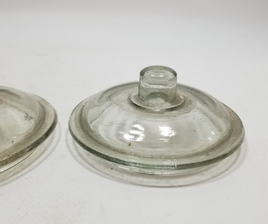 OSMANLI DÖNEMİ CAM KAVANOZ KAPAĞI LOTU