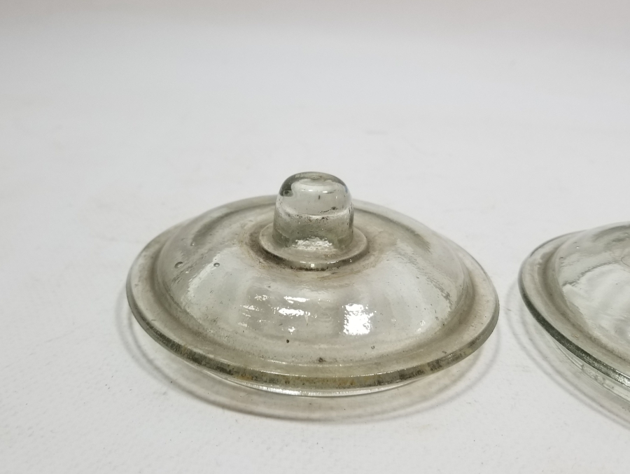 OSMANLI DÖNEMİ CAM KAVANOZ KAPAĞI LOTU