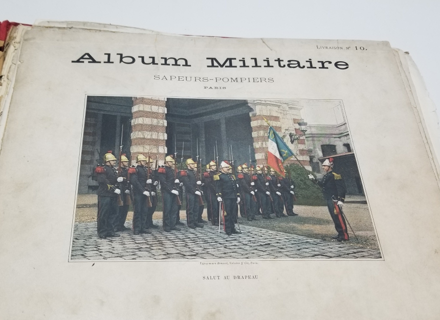 1900 BAŞLARI NADİR FRANSIZ ASKERİ ALBÜM