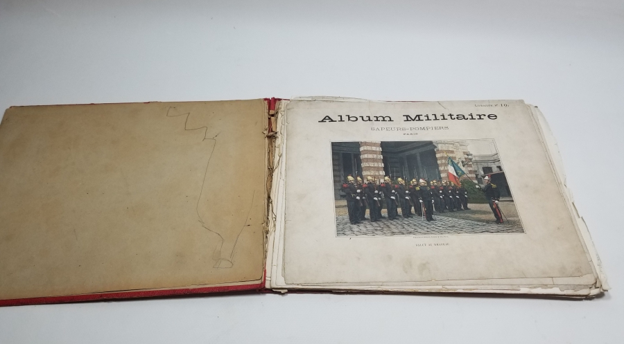 1900 BAŞLARI NADİR FRANSIZ ASKERİ ALBÜM