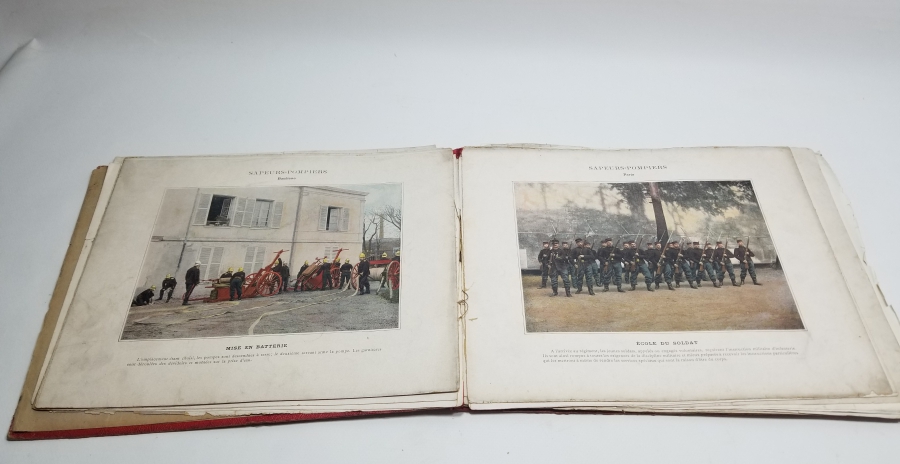 1900 BAŞLARI NADİR FRANSIZ ASKERİ ALBÜM