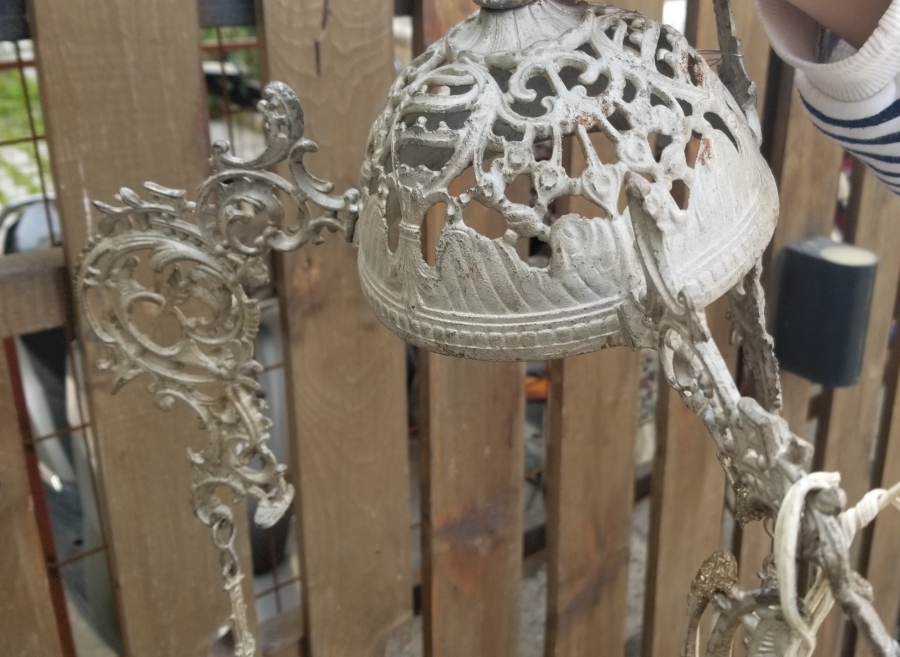 KABARTMA İŞÇİLİKLİ OSMANLI DÖNEMİ KANDİL AVİZESİ