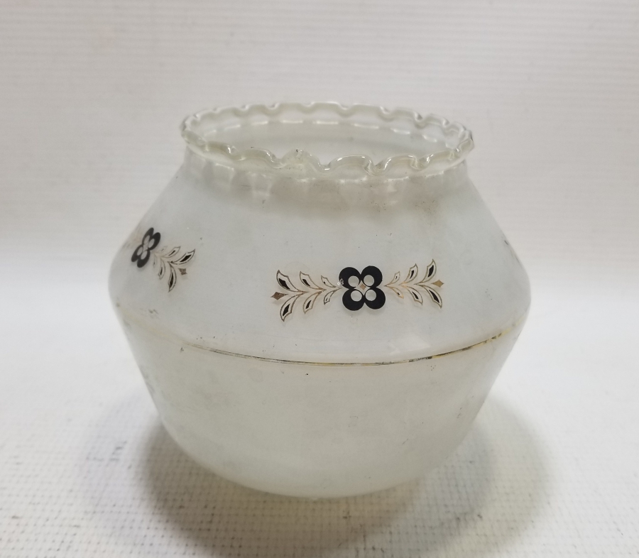 ANTİKA CAM LAMBA TACI