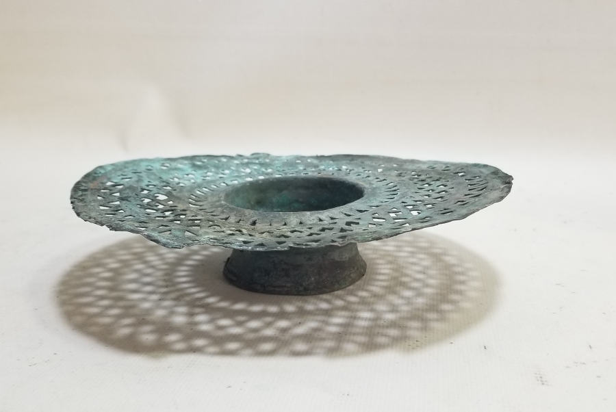 OSMANLI DÖNEMİ TESTERE İŞÇİLİKLİ İBRİK SÜZGECİ