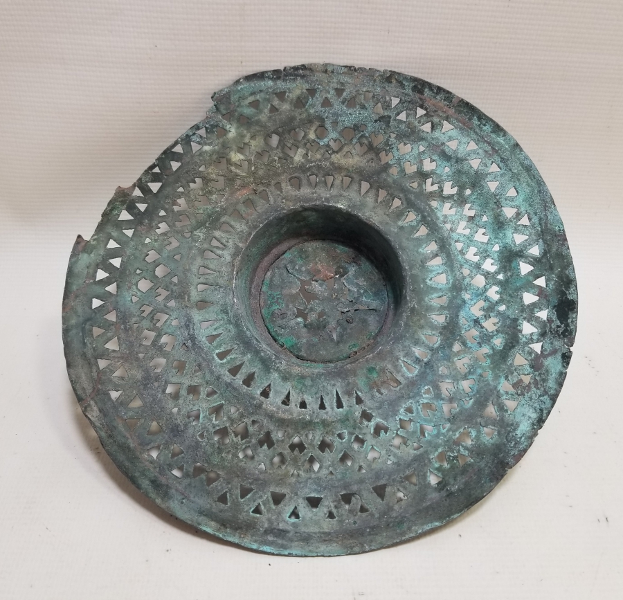 OSMANLI DÖNEMİ TESTERE İŞÇİLİKLİ İBRİK SÜZGECİ