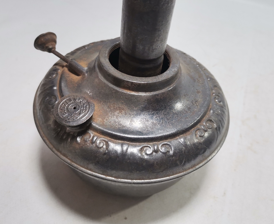 KABARTMA İŞÇİLİKLİ NADİR TİPTE OSMANLI DÖNEMİ GAZ LAMBASI