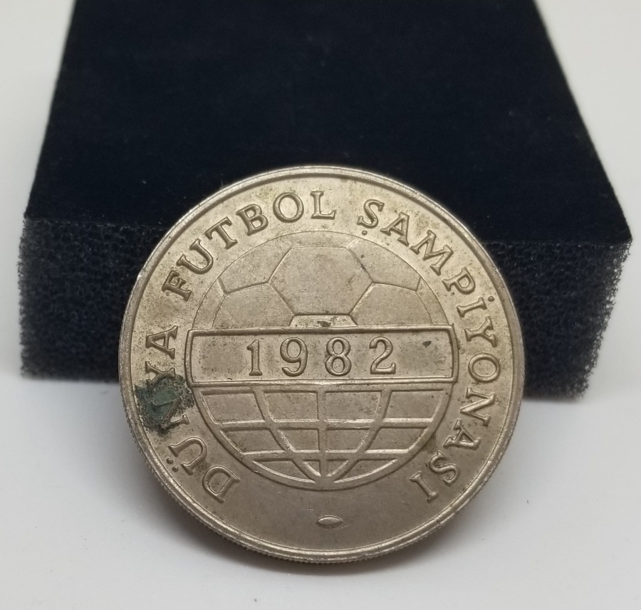 1982 YILI DÜNYA ŞAMPİYONASI HATIRA 100 LİRA