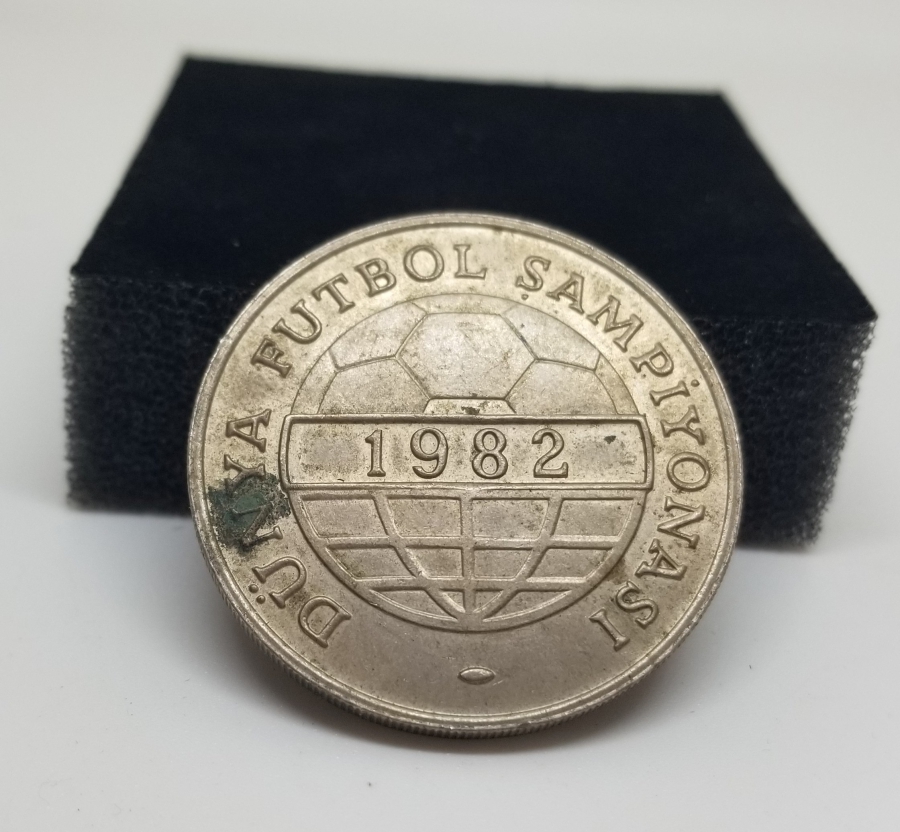 1982 YILI DÜNYA ŞAMPİYONASI HATIRA 100 LİRA