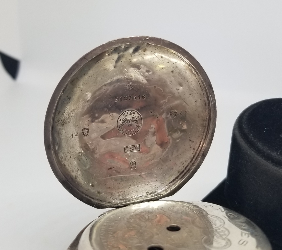 NADİR TİPTE OSMANLI DÖNEMİ LONGİNES KURMALI CEP SAATİ