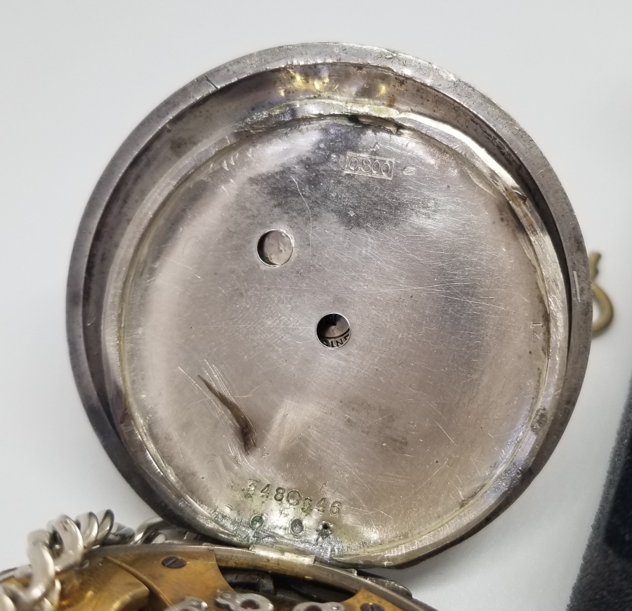 NADİR TİPTE OSMANLI DÖNEMİ LONGİNES KURMALI CEP SAATİ