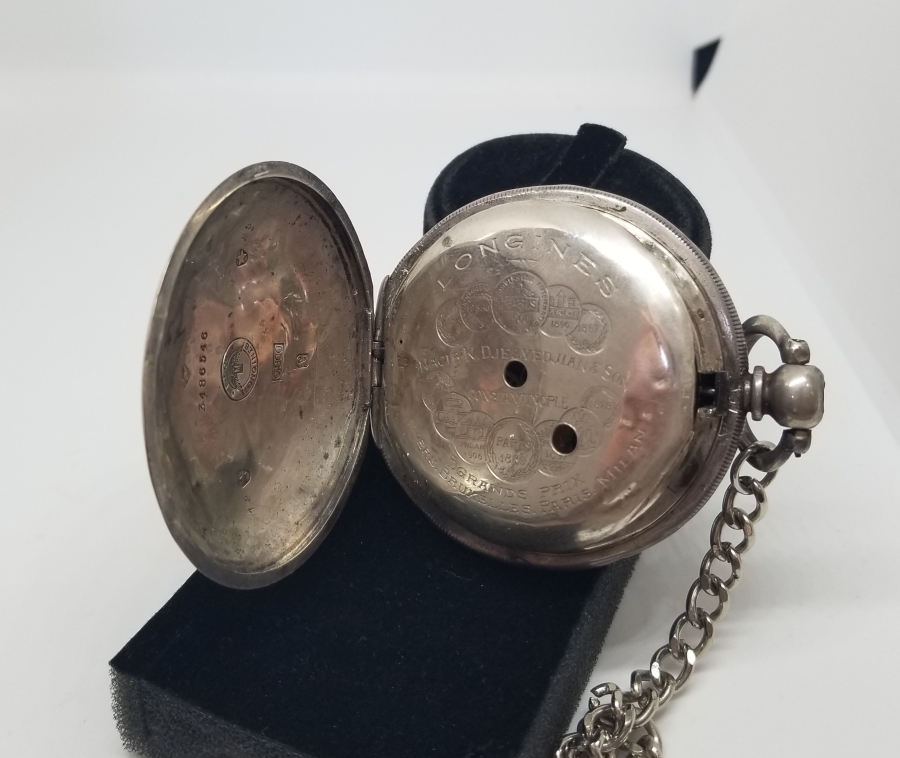 NADİR TİPTE OSMANLI DÖNEMİ LONGİNES KURMALI CEP SAATİ