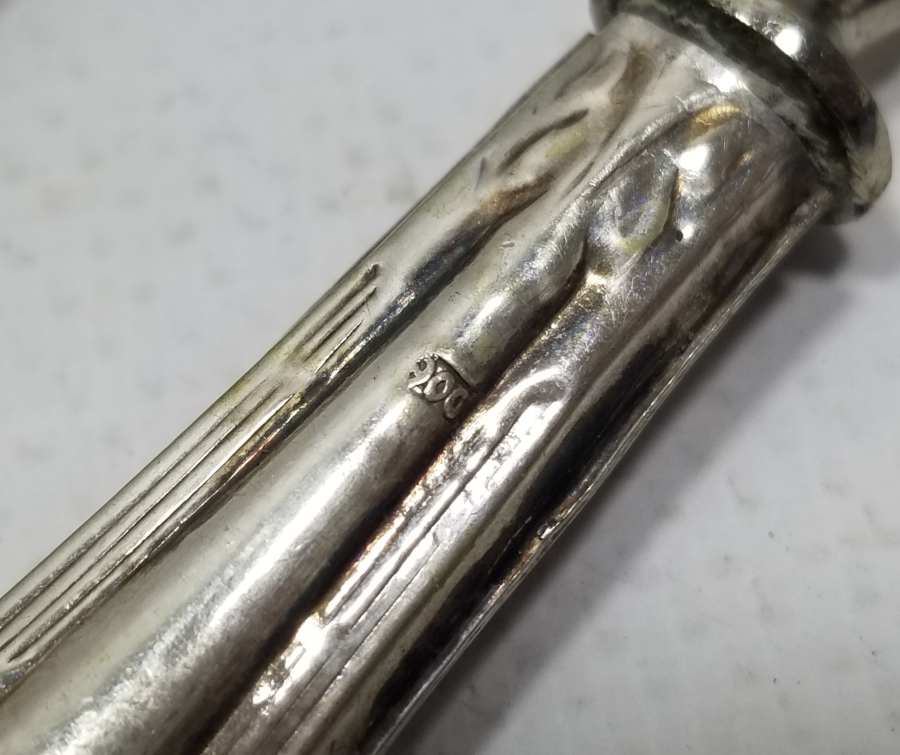 GÜMÜŞ SAPLI ANTİKA ÇATAL BIÇAK LOTU