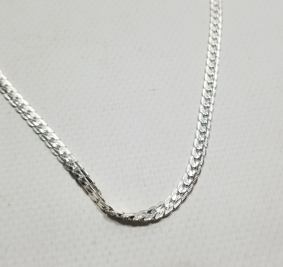 KABARTMA İŞÇİLİKLİ GÜMÜŞ ZİNCİR