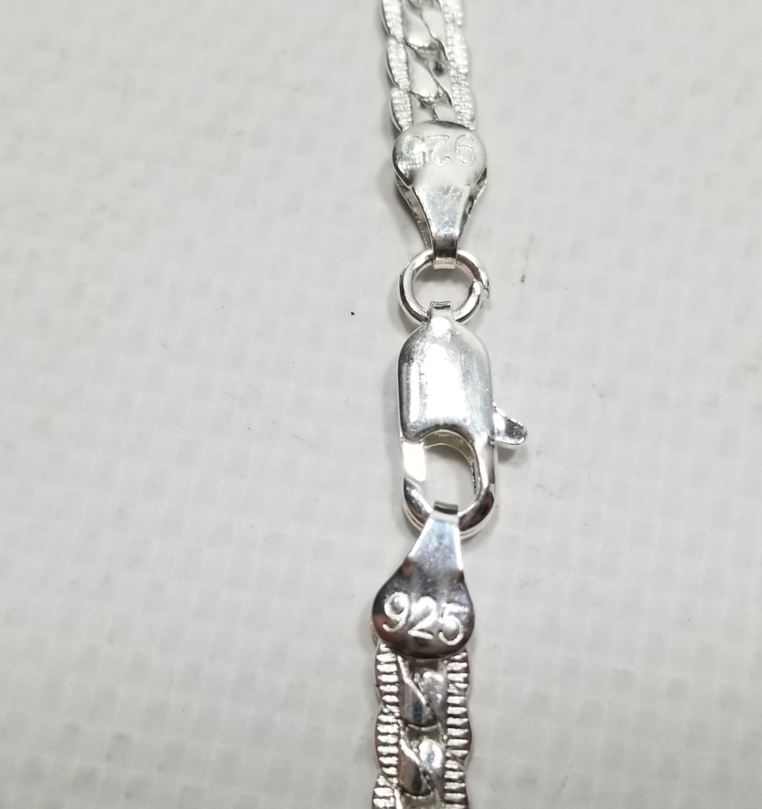 KABARTMA İŞÇİLİKLİ GÜMÜŞ ZİNCİR