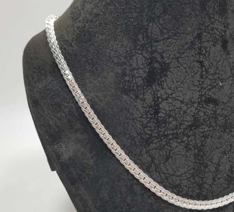 KABARTMA İŞÇİLİKLİ GÜMÜŞ ZİNCİR