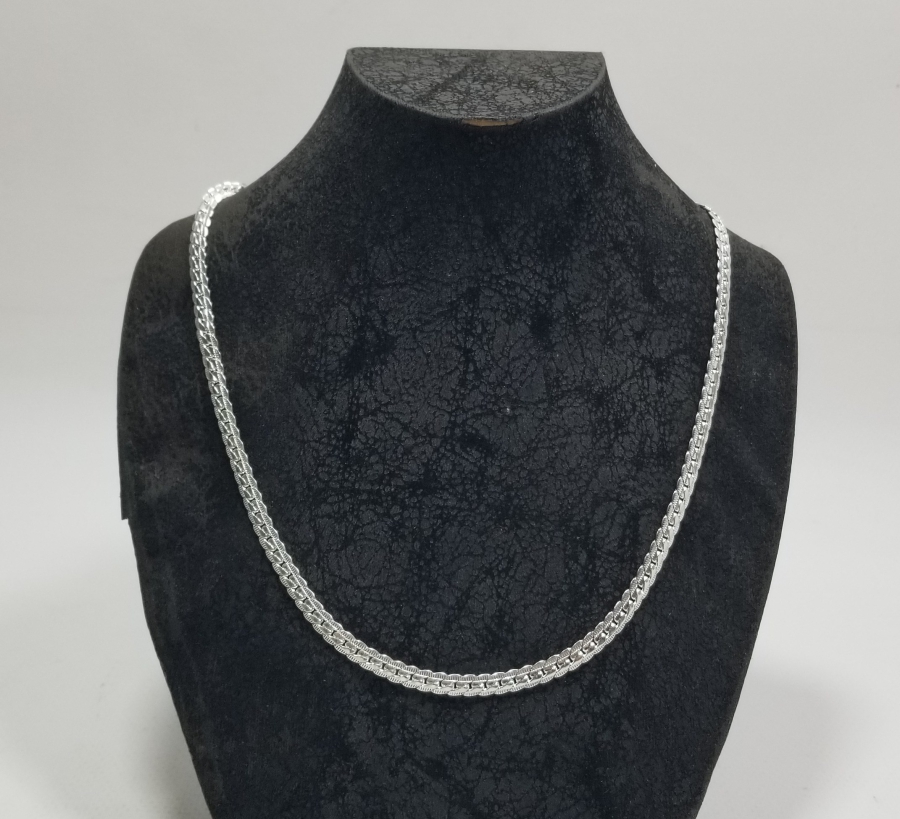 KABARTMA İŞÇİLİKLİ GÜMÜŞ ZİNCİR