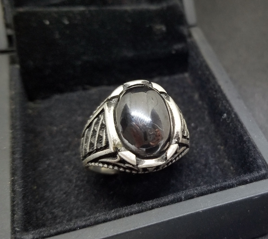 SİTRİN TAŞLI GÜMÜŞ YÜZÜK