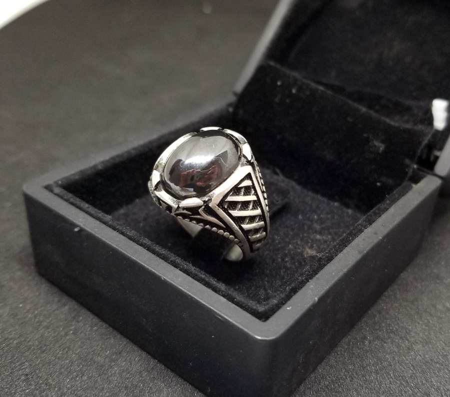 SİTRİN TAŞLI GÜMÜŞ YÜZÜK