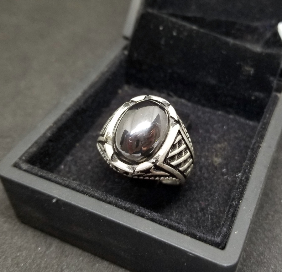 SİTRİN TAŞLI GÜMÜŞ YÜZÜK