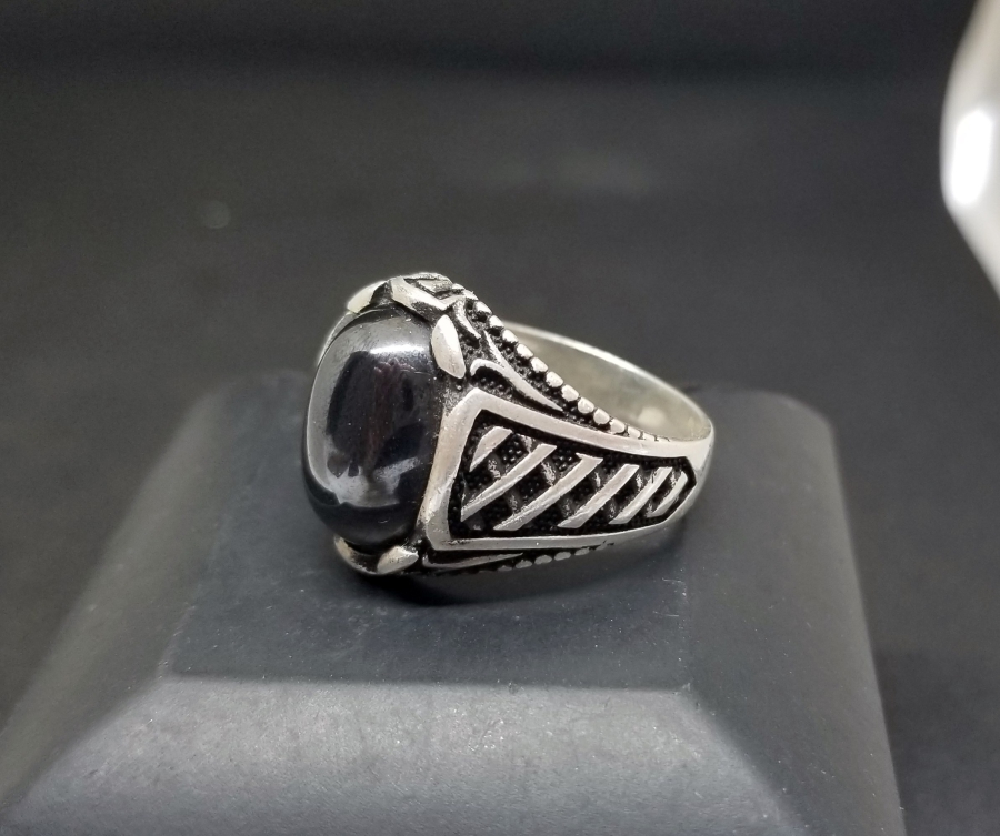 SİTRİN TAŞLI GÜMÜŞ YÜZÜK