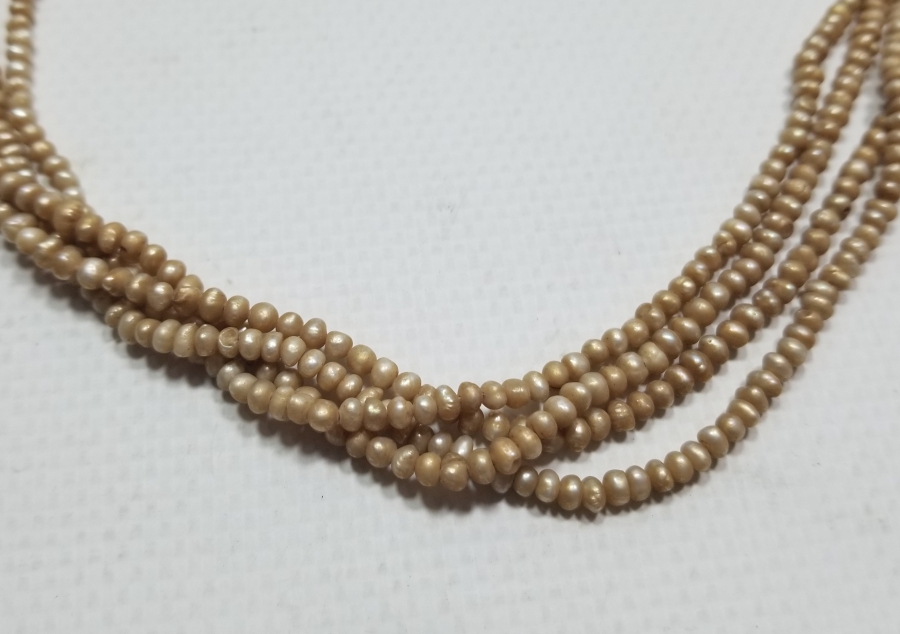 OSMANLI DÖNEMİ BÜYÜK BOY TAM TUR İNCİ GERDANLIK