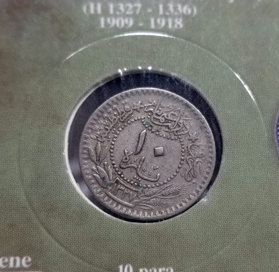 MEHMET REŞAT HAN DÖNEMİ KOLEKSİYONLUK NİKEL 10 PARA